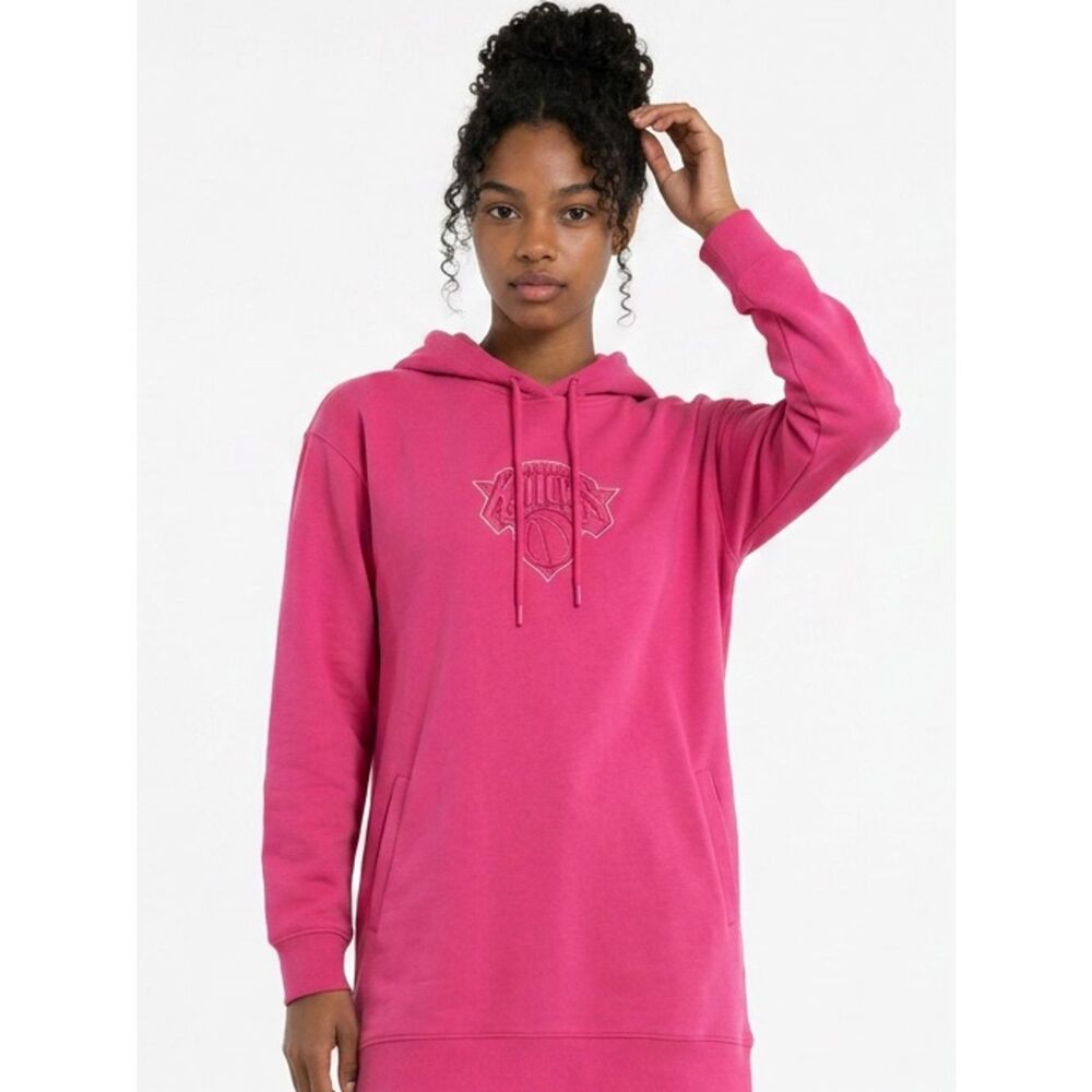 PRO STANDARD X NBA | NEW New York Knicks Pink Hoodie Dress Women’s Size X-Large